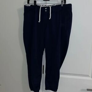 DeMarini Uprising 3/4 long Women's XL Blue Softball Baseball Pants WTD3630 NAX